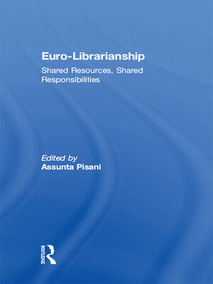 cover image of Euro-Librarianship